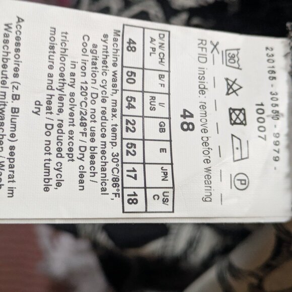 Vintage-Style Floral Embroidered Jacket – Long Sleeve Black Coat - Picture 5 of 6